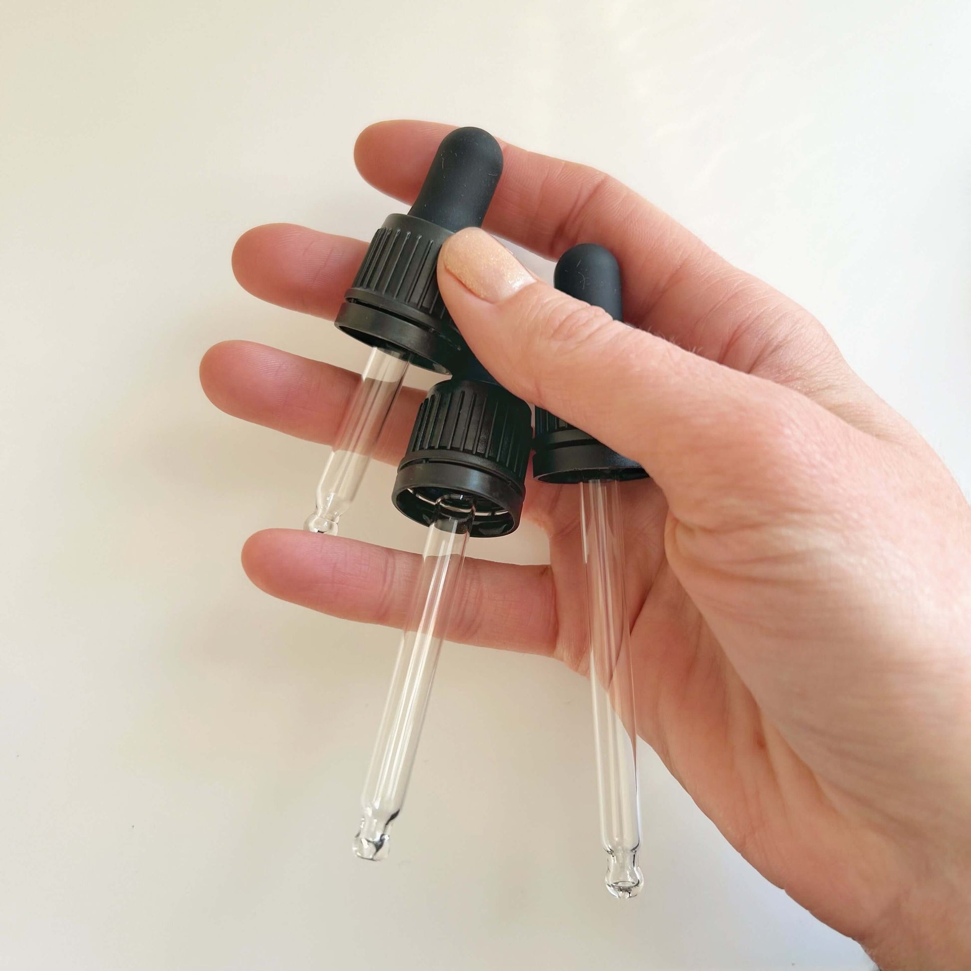 Flacon vide en verre ambré 10 ml avec roll on ou pipette - Bloom & Chill